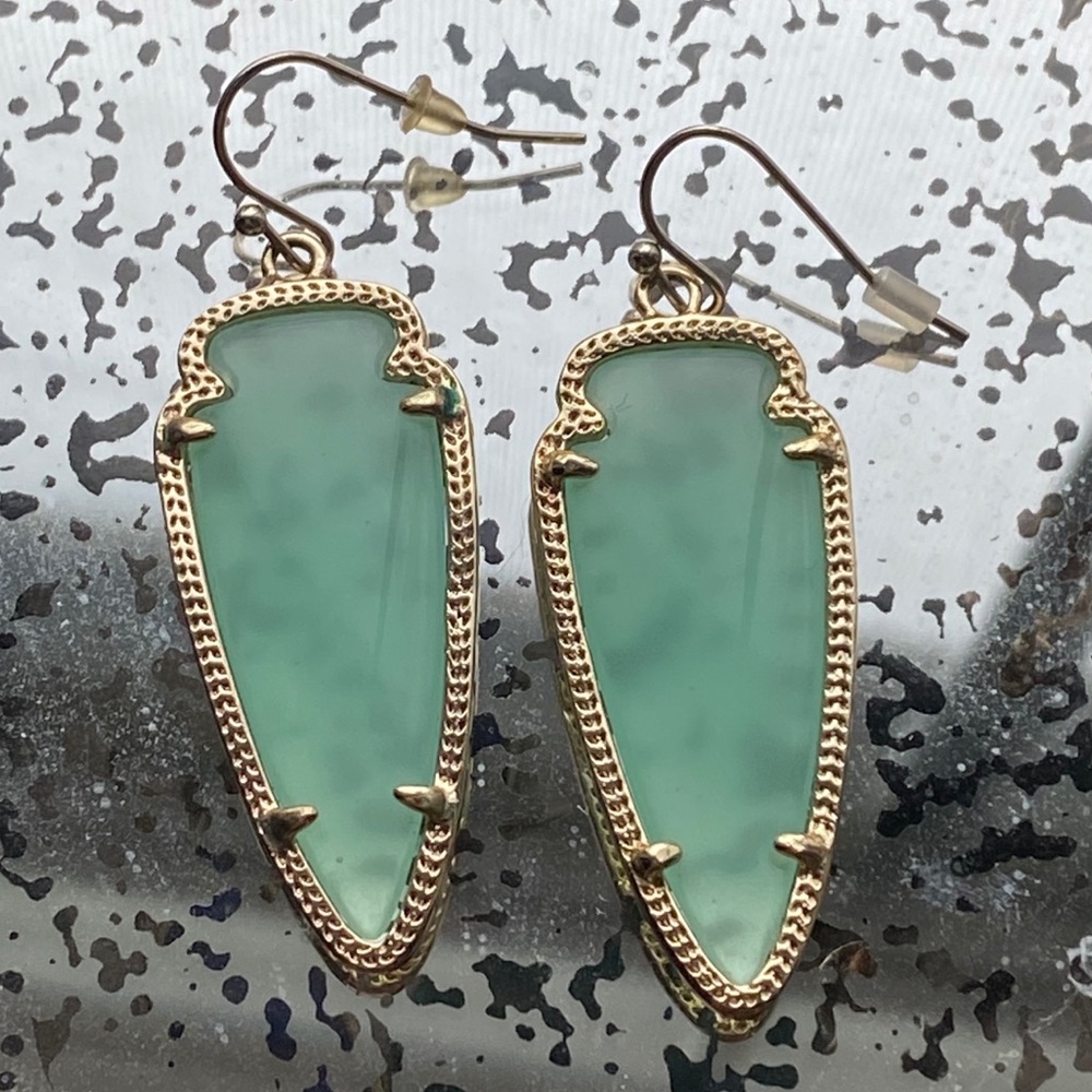 Kendra Scott Sky Earrings - Transparent Turquoise